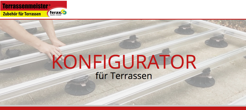 Bild - Ferax Terrassen-Konfigurator